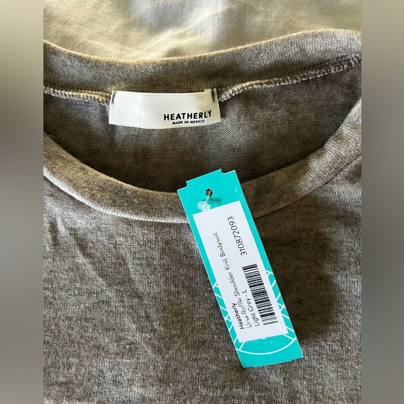 Heathery Ursa Ruffle Shoulder
Knit Bodysuit - Picture 8 of 8